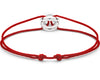 red interlaced cord bracelet le 3g